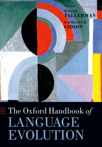 Imagen de portada: The Oxford Handbook of Language Evolution 1st edition 9780199679164