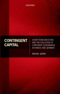 Cover image: Contingent Capital 9780199578085