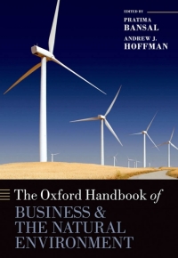 表紙画像: The Oxford Handbook of Business and the Natural Environment 1st edition 9780199677436