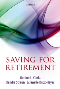 Imagen de portada: Saving for Retirement 9780199600854
