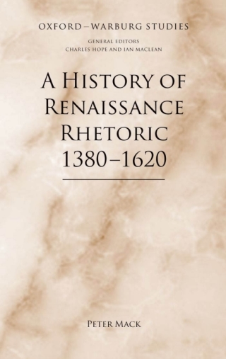 Titelbild: A History of Renaissance Rhetoric 1380-1620 9780199597284