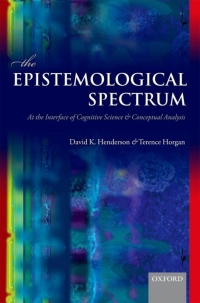 Cover image: The Epistemological Spectrum 9780199608546