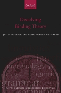 Imagen de portada: Dissolving Binding Theory 9780199691333