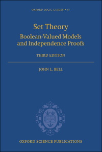 Cover image: Set Theory 33rd edition 9780199609161