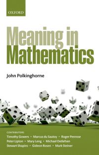 Cover image: Meaning in Mathematics 1st edition 9780199605057