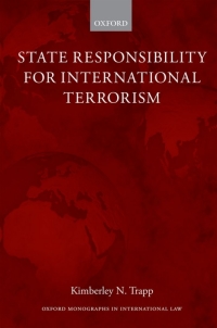 Imagen de portada: State Responsibility for International Terrorism 9780199592999