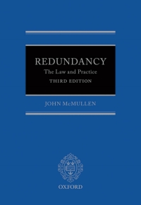 Imagen de portada: Redundancy: The Law and Practice 3rd edition 9780199544172