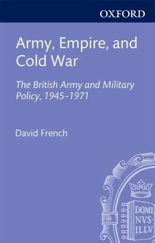 Cover image: Army, Empire, and Cold War 9780199548231