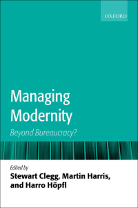 Cover image: Managing Modernity 1st edition 9780199563654