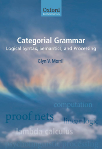 Cover image: Categorial Grammar 9780199589852