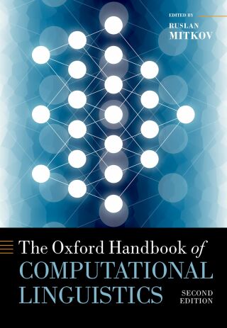 Cover image: The Oxford Handbook of Computational Linguistics 2nd edition 9780191625534