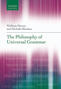 Imagen de portada: The Philosophy of Universal Grammar 9780199654833