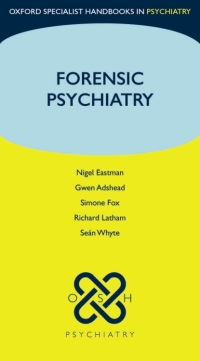 Cover image: Forensic Psychiatry 9780199562824