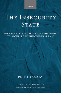 Imagen de portada: The Insecurity State 9780199581061