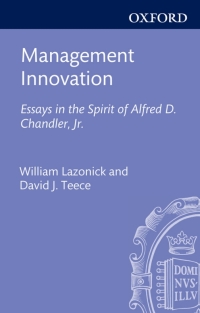 Immagine di copertina: Management Innovation 1st edition 9780199695683