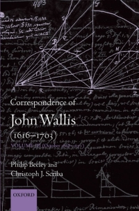 Cover image: Correspondence of John Wallis (1616-1703) 9780198569473