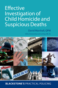 صورة الغلاف: Effective Investigation of Child Homicide and Suspicious Deaths 9780199639175