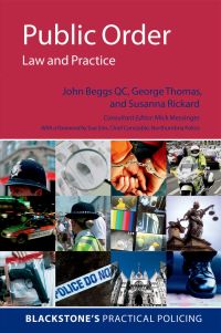 Cover image: Public Order: Law and Practice 9780199227976