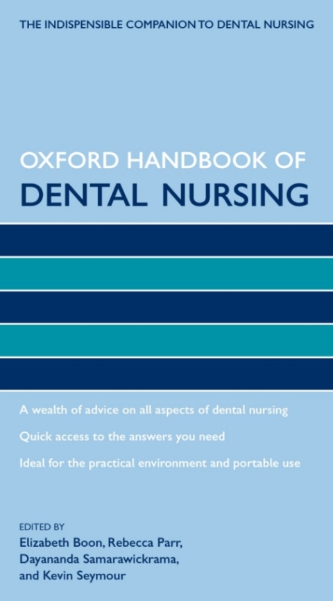 Oxford Handbook of Dental Nursing, 1st Edition - FULL INSTANT DOWNLOAD | PDF DOCX EPUB