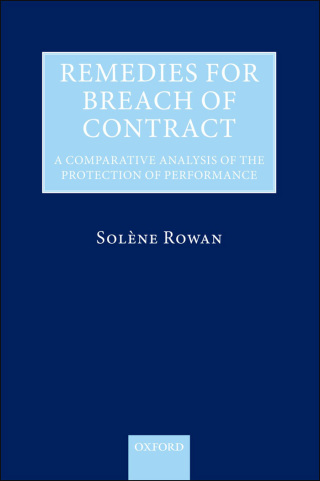 Omslagafbeelding: Remedies for Breach of Contract 9780191630040