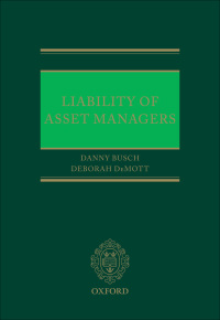 Cover image: Liability of Asset Managers 1st edition 9780199608737