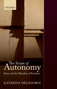 Imagen de portada: The Scope of Autonomy 9780199646159