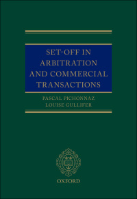 صورة الغلاف: Set-Off in Arbitration and Commercial Transactions 9780199698080