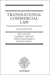 Imagen de portada: Transnational Commercial Law 2nd edition 9780199582860