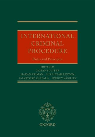 Imagen de portada: International Criminal Procedure 1st edition 9780199658022