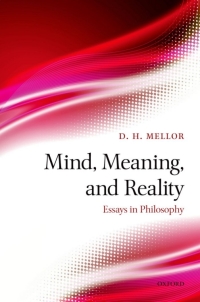 Cover image: Mind, Meaning, and Reality 9780199645084