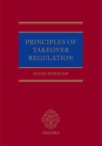 Cover image: Principles of Takeover Regulation 9780199659555