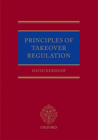 Cover image: Principles of Takeover Regulation 9780191634482