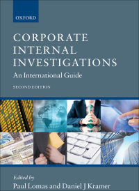 Cover image: Corporate Internal Investigations 2nd edition 9780199674763