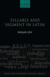 Cover image: Syllable and Segment in Latin 9780199660186