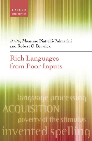 Imagen de portada: Rich Languages From Poor Inputs 1st edition 9780199590339