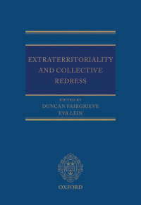 Omslagafbeelding: Extraterritoriality and Collective Redress 1st edition 9780199655724