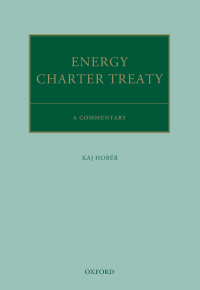 Omslagafbeelding: The Energy Charter Treaty 9780199660995
