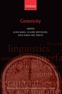 Cover image: Genericity 1st edition 9780199691814