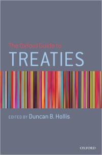 Cover image: The Oxford Guide to Treaties 1st edition 9780191637568