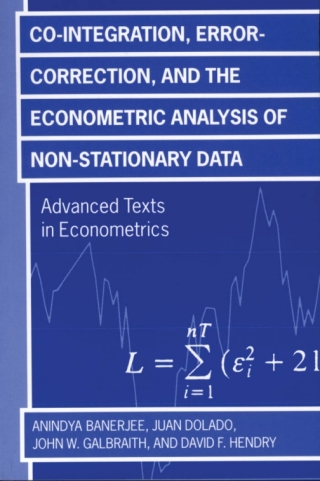 表紙画像: Co-integration, Error Correction, and the Econometric Analysis of Non-Stationary Data 9780198288107