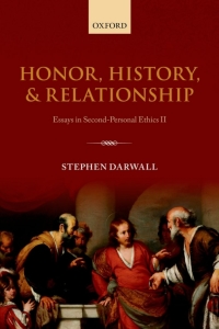 Cover image: Honor, History, and Relationship 9780199662609