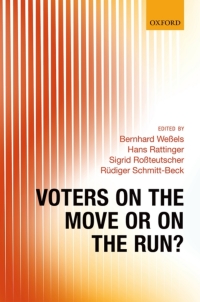 صورة الغلاف: Voters on the Move or on the Run? 1st edition 9780199662630