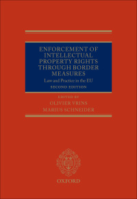 Imagen de portada: Enforcement of Intellectual Property Rights through Border Measures 2nd edition 9780199692934