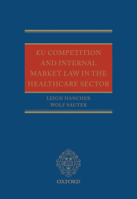 Titelbild: EU Competition and Internal Market Law in the Healthcare Sector 9780191642784