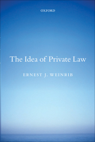 Cover image: The Idea of Private Law 9780199665815