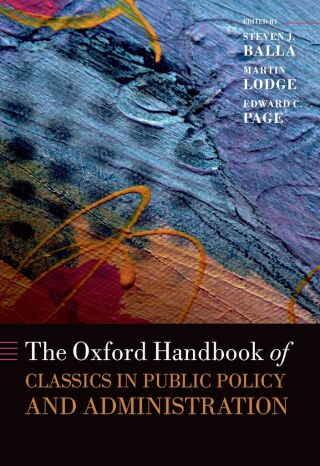 Omslagafbeelding: The Oxford Handbook of Classics in Public Policy and Administration 1st edition 9780199646135