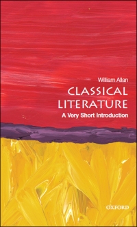 Imagen de portada: Classical Literature: A Very Short Introduction 9780199665457