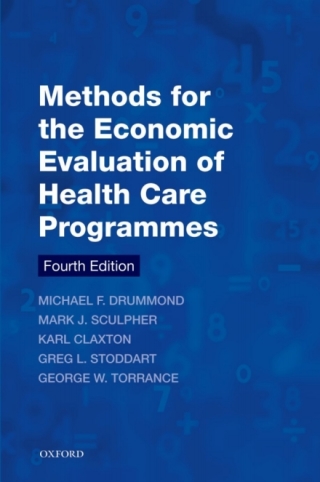 Cover image: Methods for the Economic Evaluation of Health Care Programmes 4th edition 9780199665884