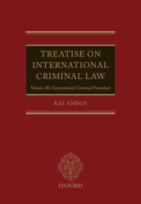 Imagen de portada: Treatise on International Criminal Law 9780199665617