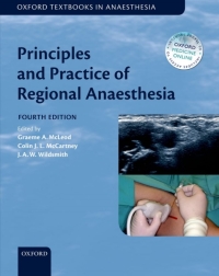 Cover image: Principles and Practice of Regional Anaesthesia 4th edition 9780199586691